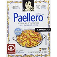 Los mejores  - Carmencita Mezcla de Especias para Paella - 30 Sobres (02249)